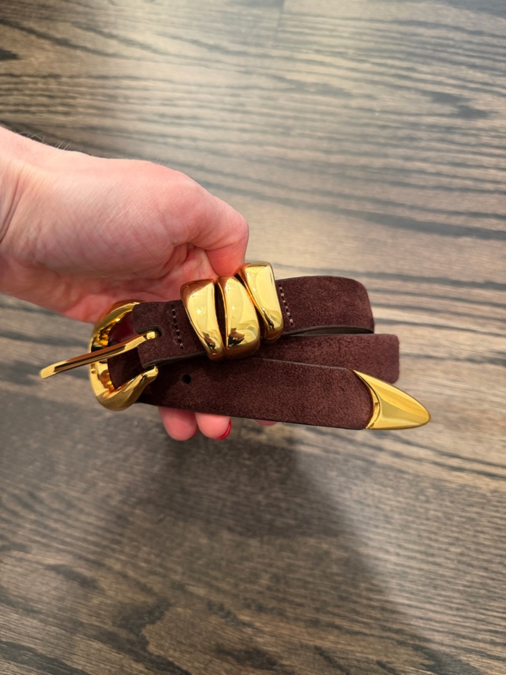 Madewell Triple Metal Keeper Belt
